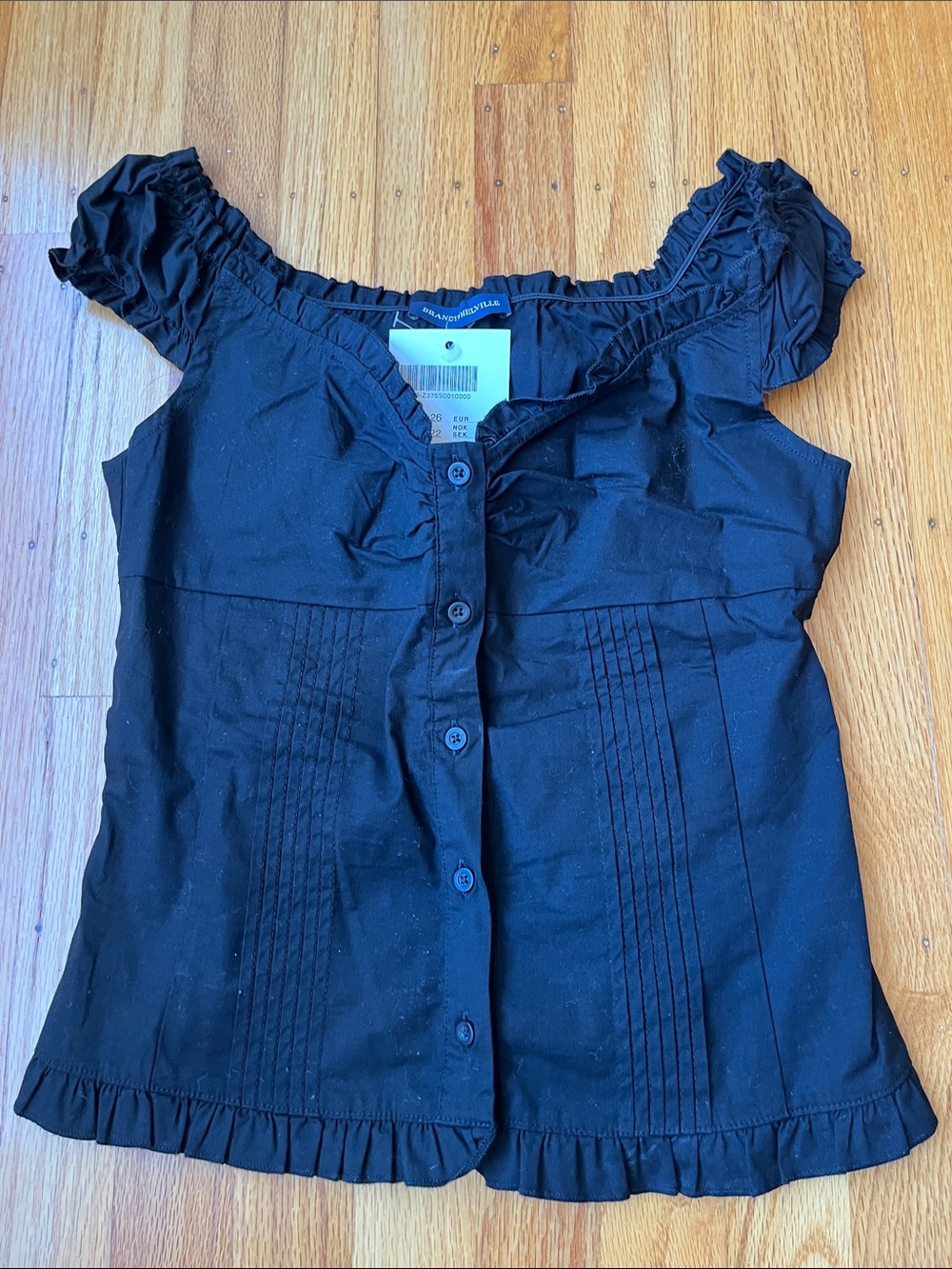 Brandy Melville Black Corset Top